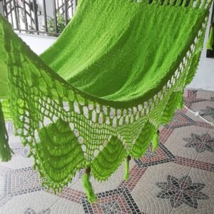 Hamaca Verde pistacho matrimonial cod0158