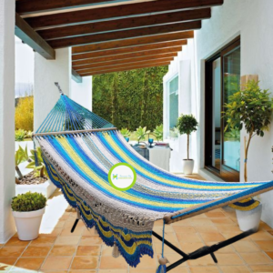 Hamaca amarilla con blanco cod 410