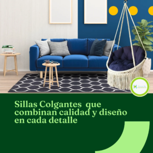 Silla colgante macrame de 1 puesto
